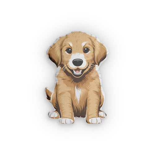 Golden Retriever Custom Shaped Pillow | Golden Retriever Gift Pillow
