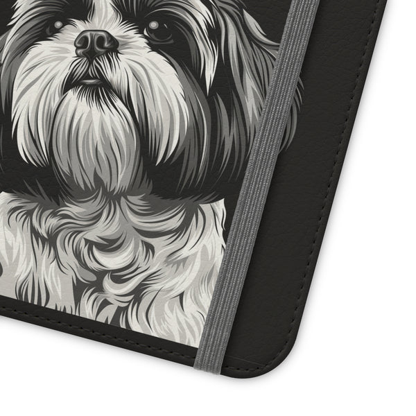 Shih Tzu Phone Case | Shih Tzu Wallet Phone Case | IPhone & Samsung Galaxy Shih Tzu Flip Cases