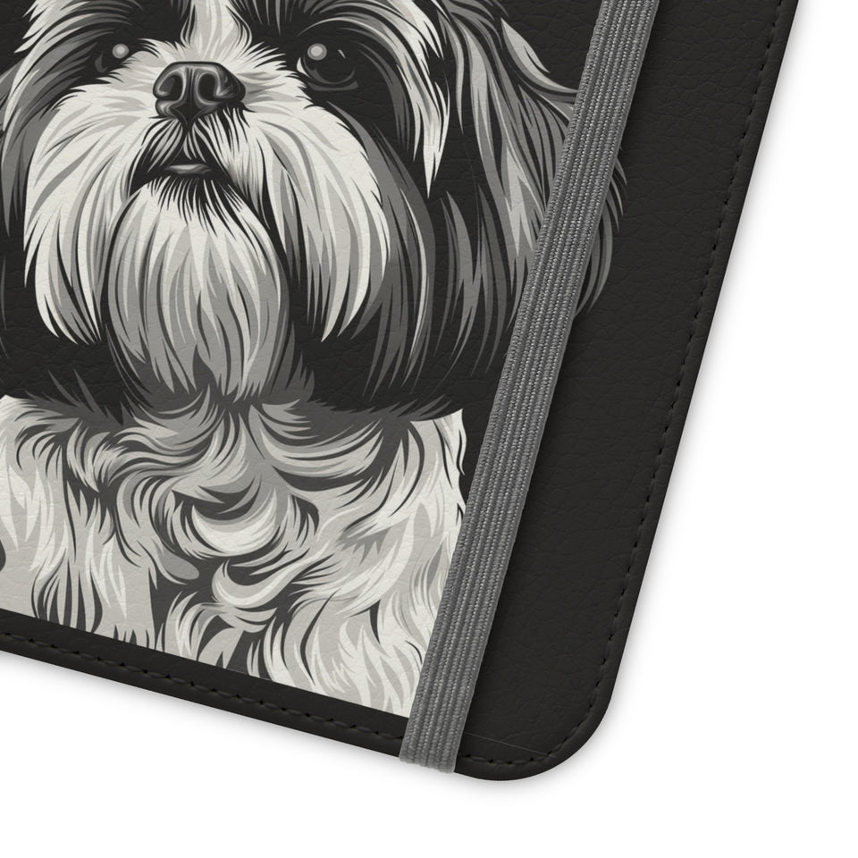 Shih Tzu Phone Case | Shih Tzu Wallet Phone Case | IPhone & Samsung Galaxy Shih Tzu Flip Cases
