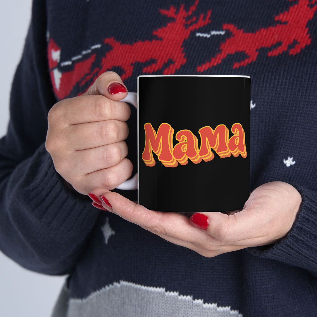 Womens Mama Mug | Birthday Mom Merchandise | Mothers Day Gifts Ceramic Mug 11oz