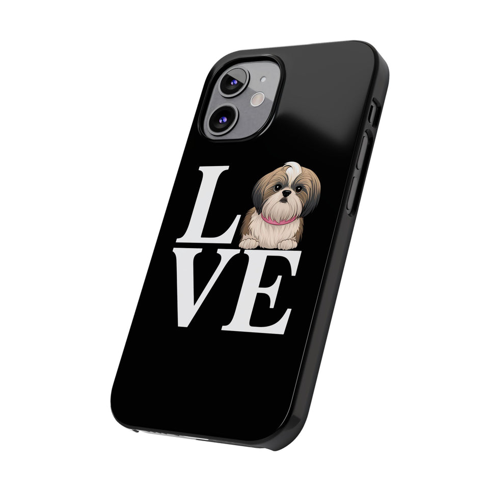 Premium Love Shih Tzu iPhone Case | Cute Shih Tzu Slim Phone Cases