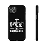 Premium On Wednesdays We Smash The Patriarchy iPhone Case | Feminist Gifts Slim Phone Cases Premium On Wednesdays We Smash The Patriarchy iPhone Case | Feminist Gifts Slim Phone Cases