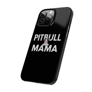 Premium Pitbull Mama 3 iPhone Case | Pitbull Gifts Slim Phone Cases Premium Pitbull Mama 3 iPhone Case | Pitbull Gifts Slim Phone Cases
