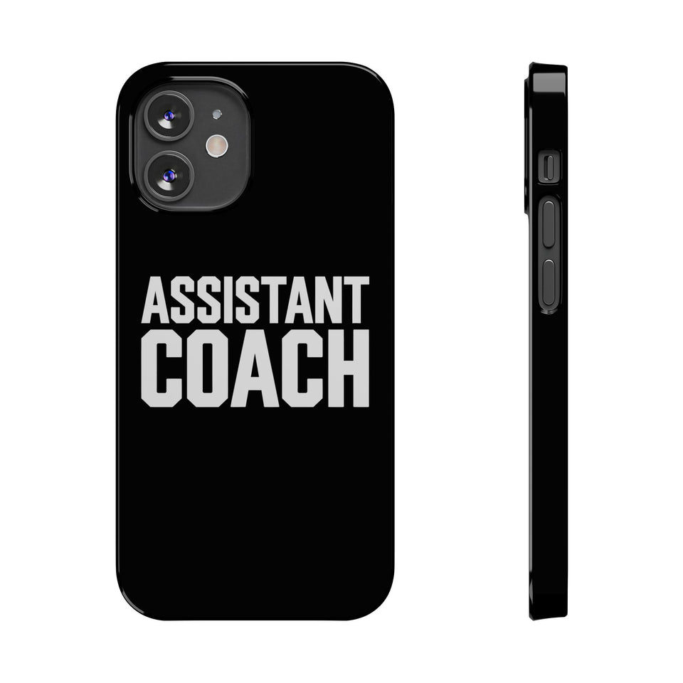 Premium Assistant Coach iPhone Case | Assistant Coach Gifts Slim Phone Cases