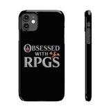 Premium Obsessed With RPGs iPhone Case | Fantasy Role Playing Game Slim Phone Cases Premium Obsessed With RPGs iPhone Case | Fantasy Role Playing Game Slim Phone Cases