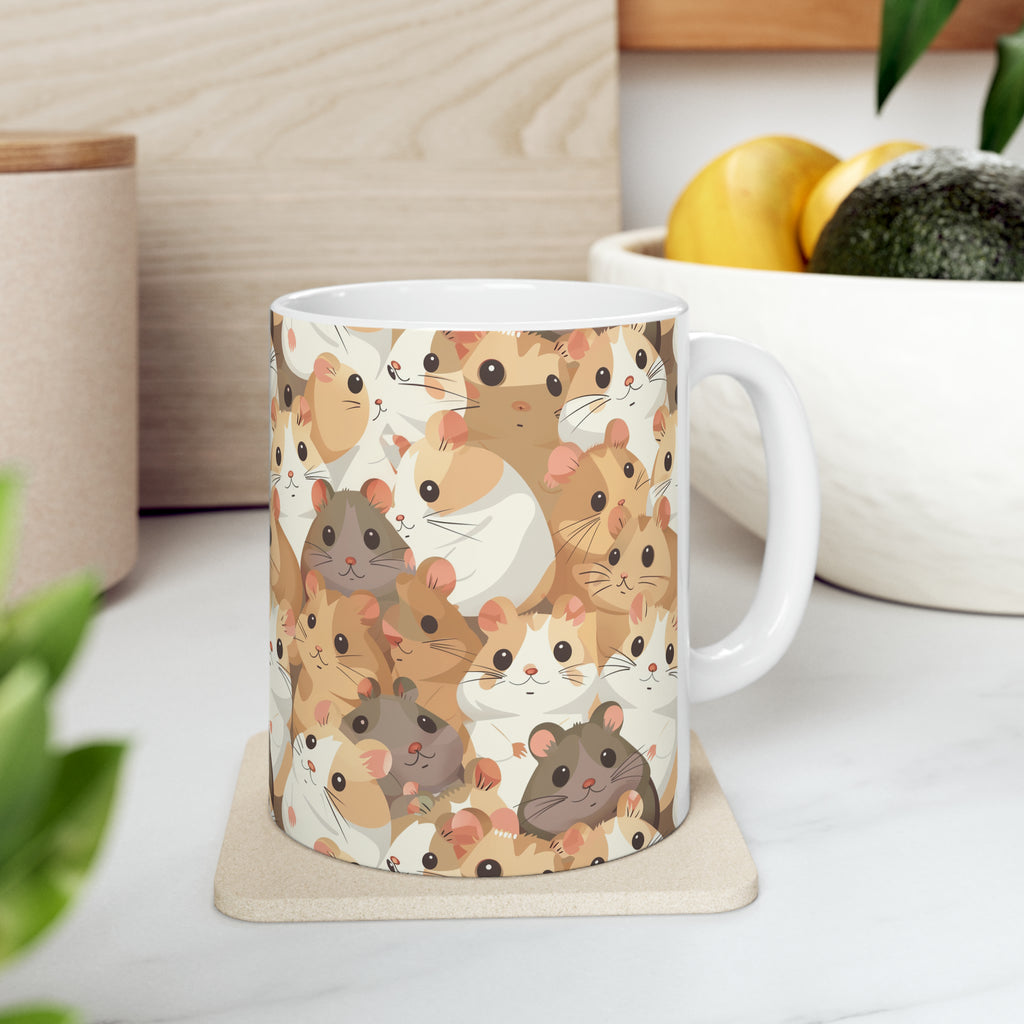 Hamster Mug  | Kawaii Hamster Mom Coffee Mug | Cute Hamster Gift Coffee Mug 11oz