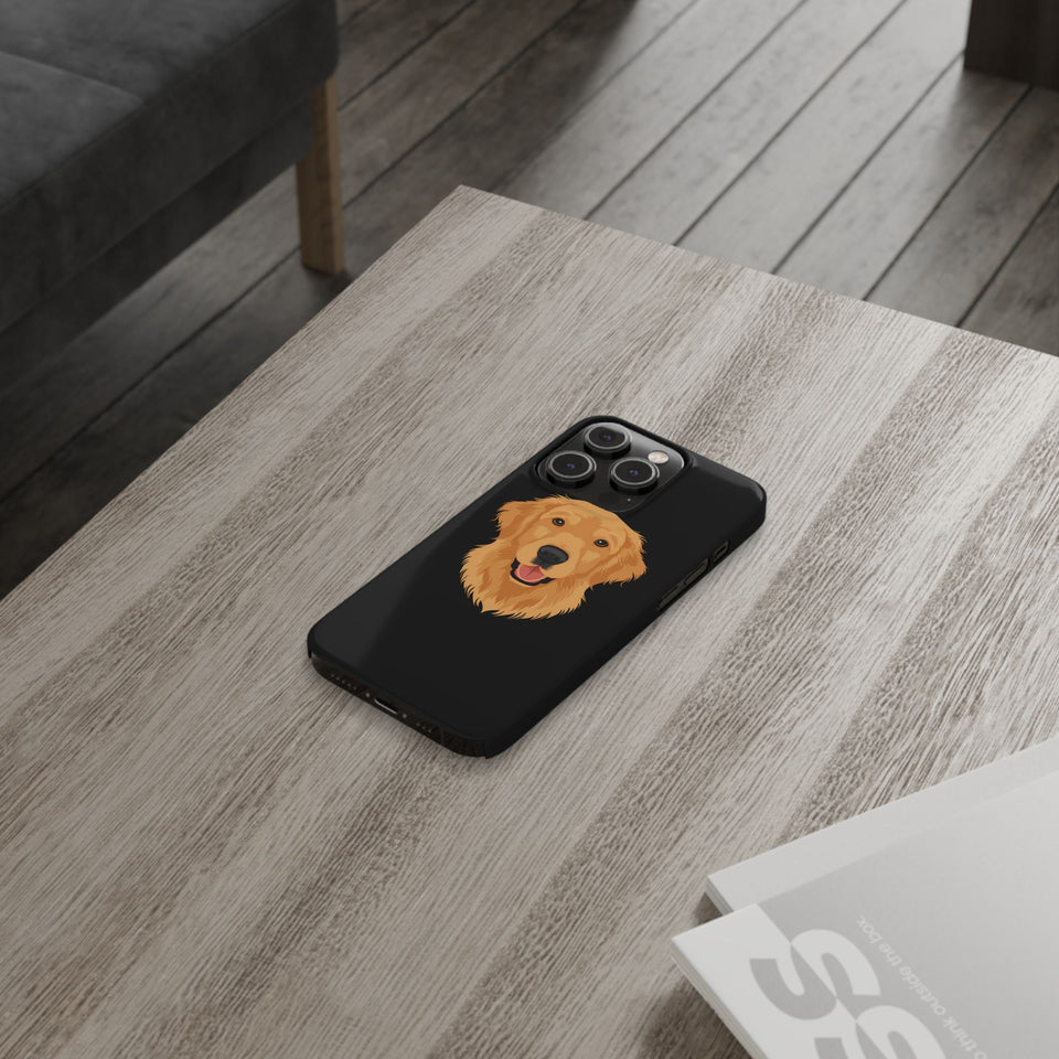 Premium Golden Retriever iPhone Case | Golden Retriever Gifts Slim Phone Cases