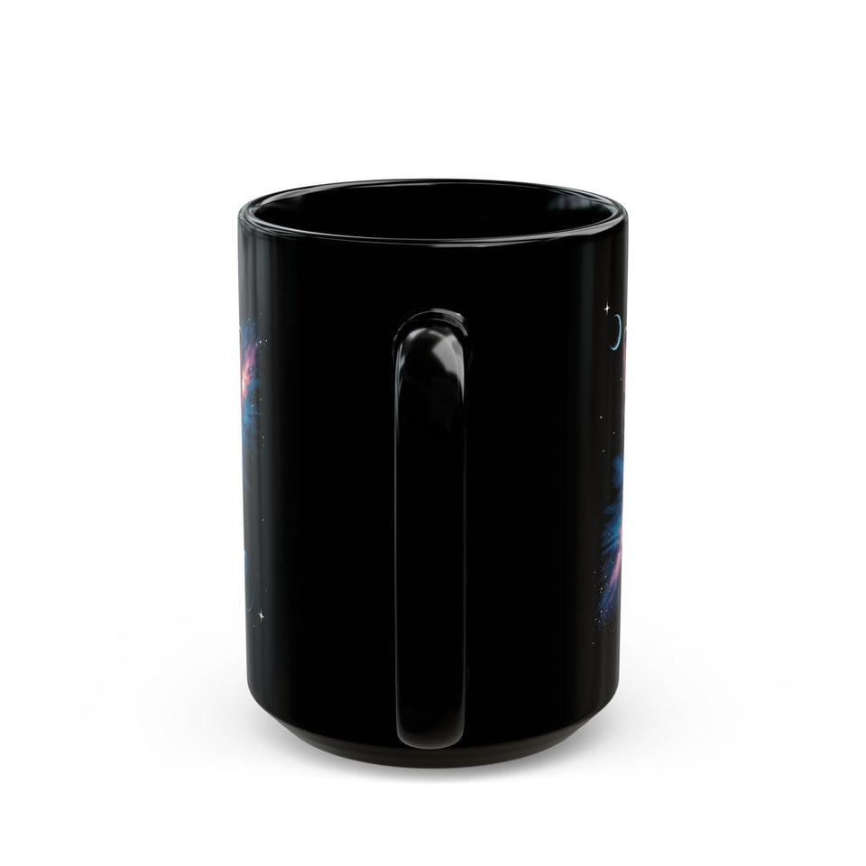 Cosmic Sphinx Cat Mug - 11oz & 15oz - Perfect for Sphinx Cat Lovers & Space Enthusiasts