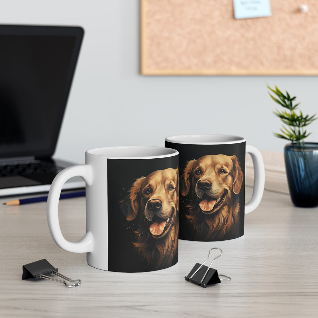 golden retriever gift, golden retriever mug, golden retriever coffee mug, golden retriever gifts for her, gifts for golden retriever lovers, golden retriever presents, golden retriever merchandise