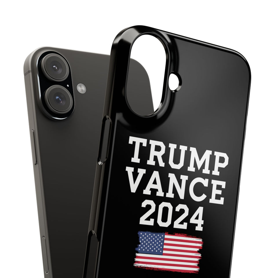Premium Trump Vance 2024 iPhone Case | Donald Trump Gifts Slim Phone Cases