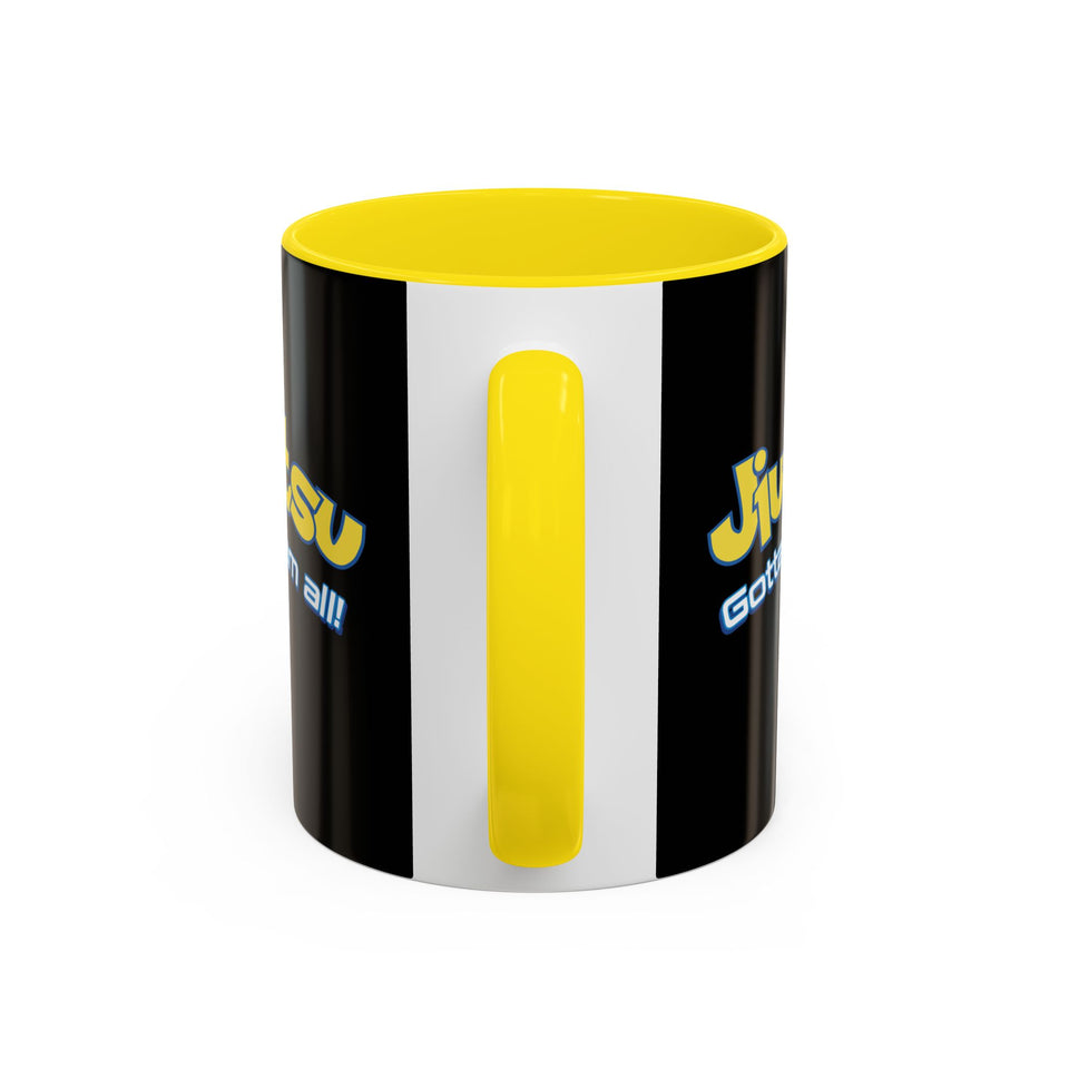 Brazilian Jiu Jitsu Gotta Tap Them All | BJJ Accent Coffee Mug