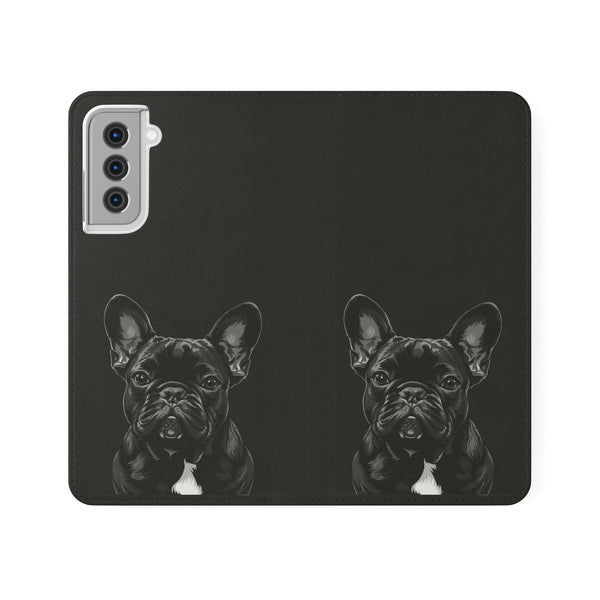 French Bulldog Phone Case | I Love My Frenchie Wallet Phone Case Gifts | IPhone & Samsung Galaxy French Bulldog Flip Cases