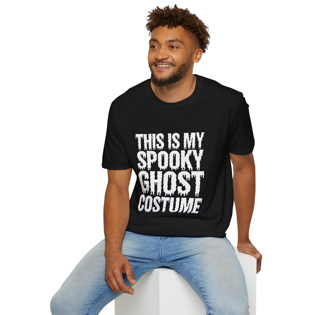 This Is My Spooky Ghost Costume T-Shirt | Funny Ghost Halloween Costume Unisex T-Shirt