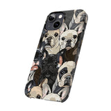 Premium French Bulldogs iPhone Case | Cute Frenchie Gifts Slim Phone Cases Premium French Bulldogs iPhone Case | Cute Frenchie Gifts Slim Phone Cases