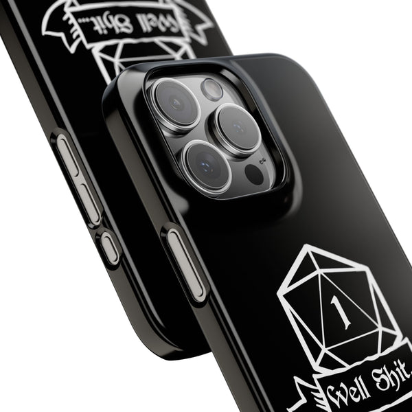 Premium Well Shit RPG iPhone Case | Fantasy Role Playing Game Gifts Slim Phone Cases