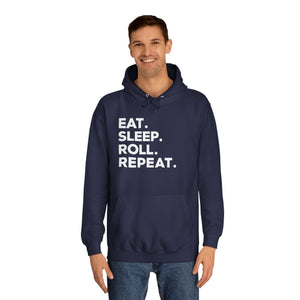 Eat Sleep Roll Repeat 2 BJJ Unisex College Hoodie | Brazilian Jiu Jitsu Gift Hoodie Eat Sleep Roll Repeat 2 BJJ Unisex College Hoodie | Brazilian Jiu Jitsu Gift Hoodie