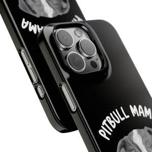 Premium Pitbull Mama iPhone Case | Pitbull Gifts Slim Phone Cases Premium Pitbull Mama iPhone Case | Pitbull Gifts Slim Phone Cases