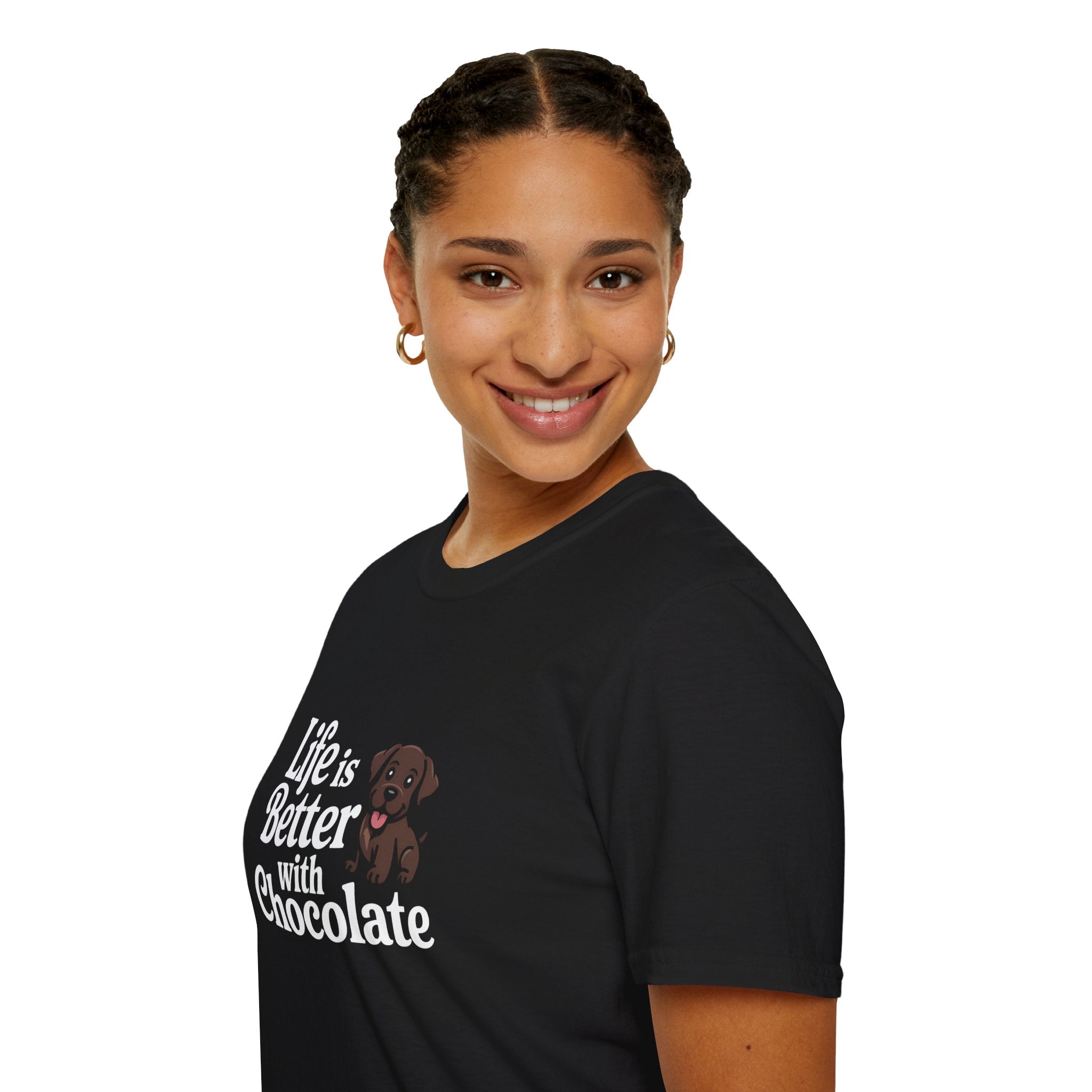 Life Is Better With Chocolate Labrador T-Shirt