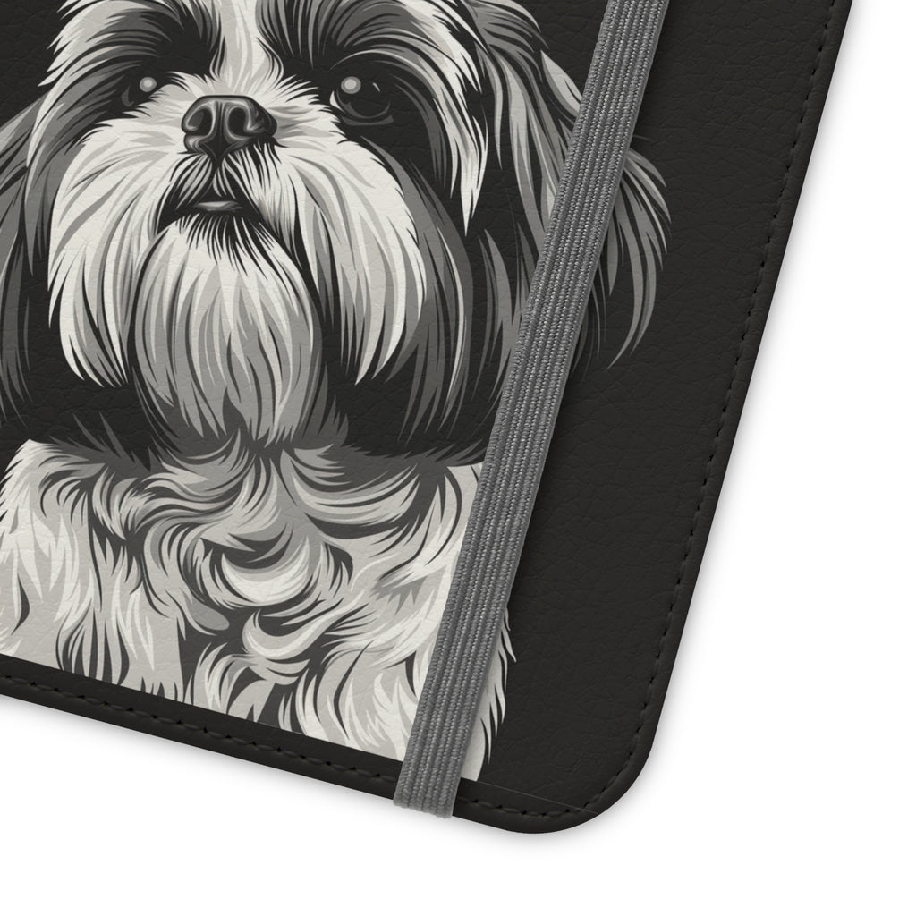 Shih Tzu Phone Case | Shih Tzu Wallet Phone Case | IPhone & Samsung Galaxy Shih Tzu Flip Cases