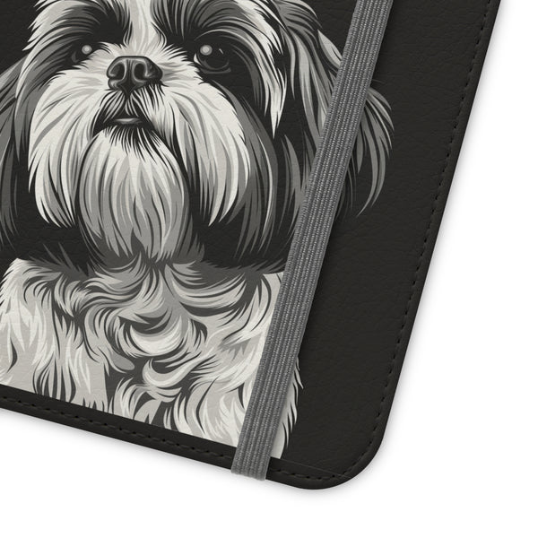 Shih Tzu Phone Case | Shih Tzu Wallet Phone Case | IPhone & Samsung Galaxy Shih Tzu Flip Cases