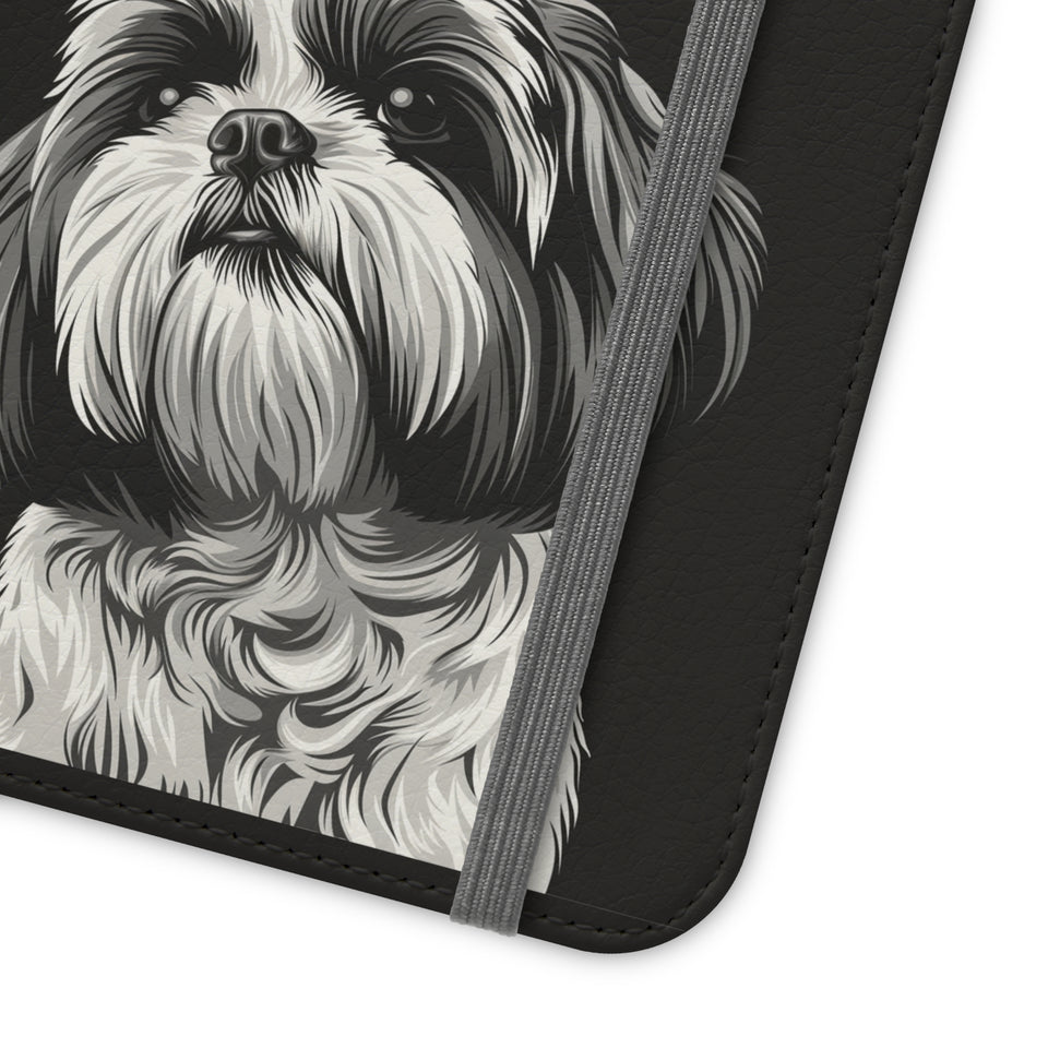 Shih Tzu Phone Case | Shih Tzu Wallet Phone Case | IPhone & Samsung Galaxy Shih Tzu Flip Cases
