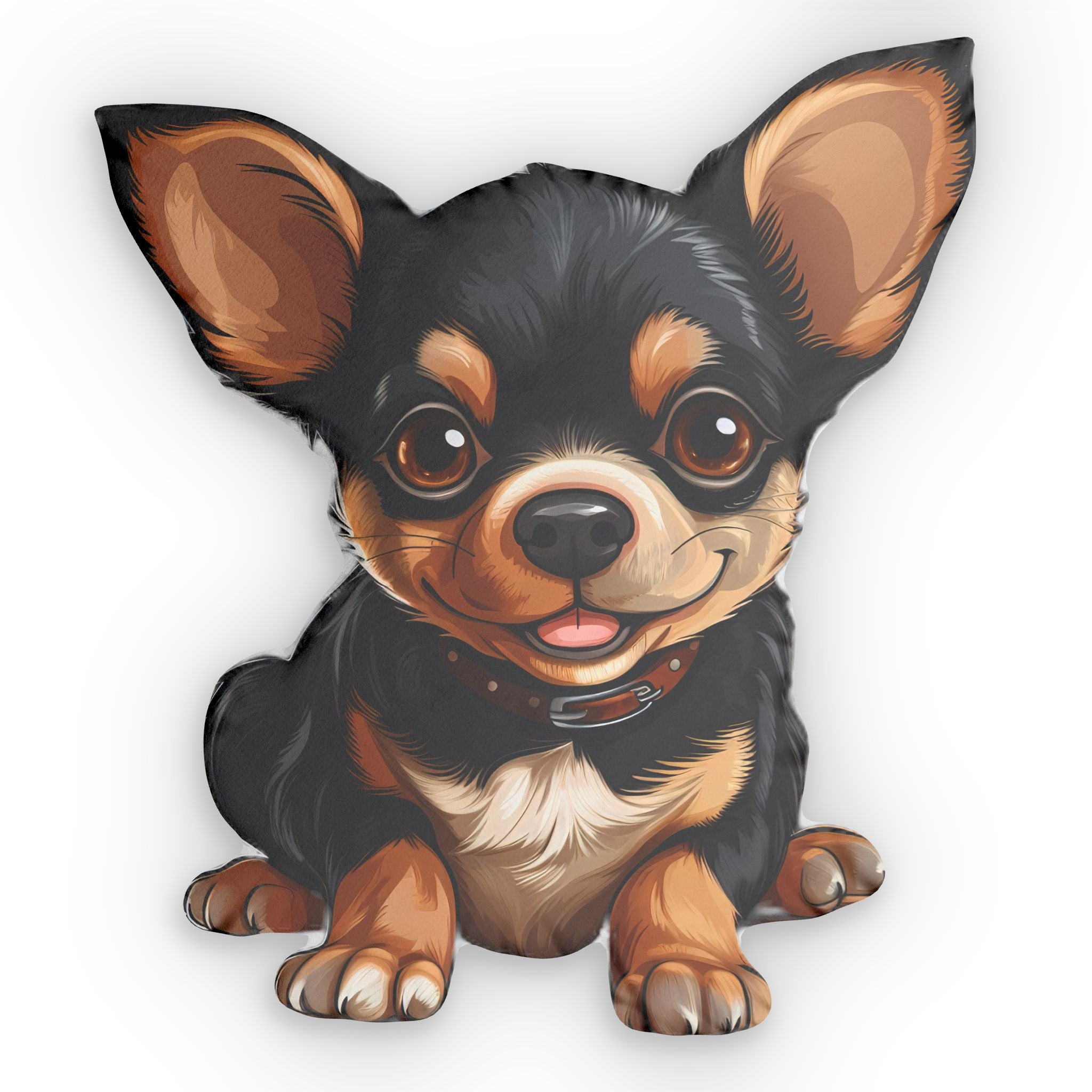Cute Chihuahua Custom Shaped Pillow | Chihuahua Gift Pillow Main image