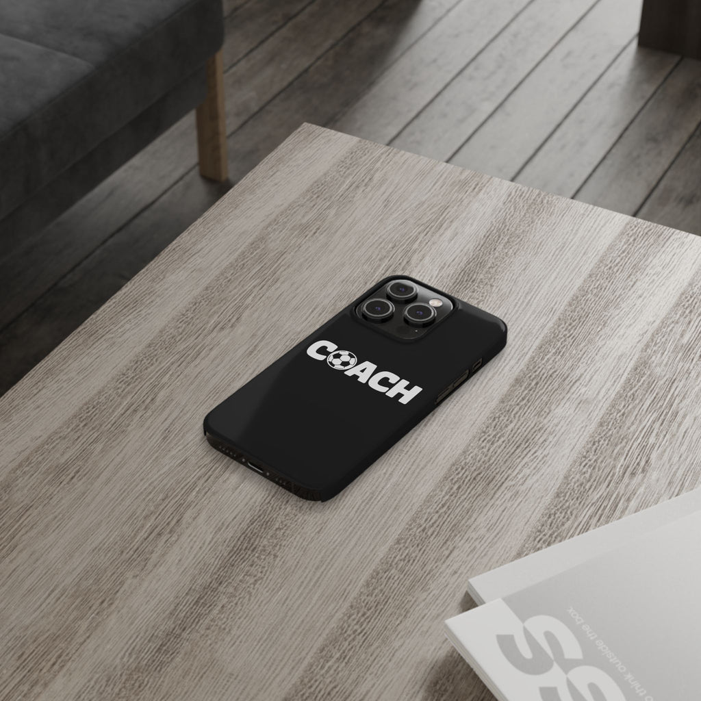 Premium Soccer Coach iPhone Case | Soccer Coach Gifts Slim Phone Cases