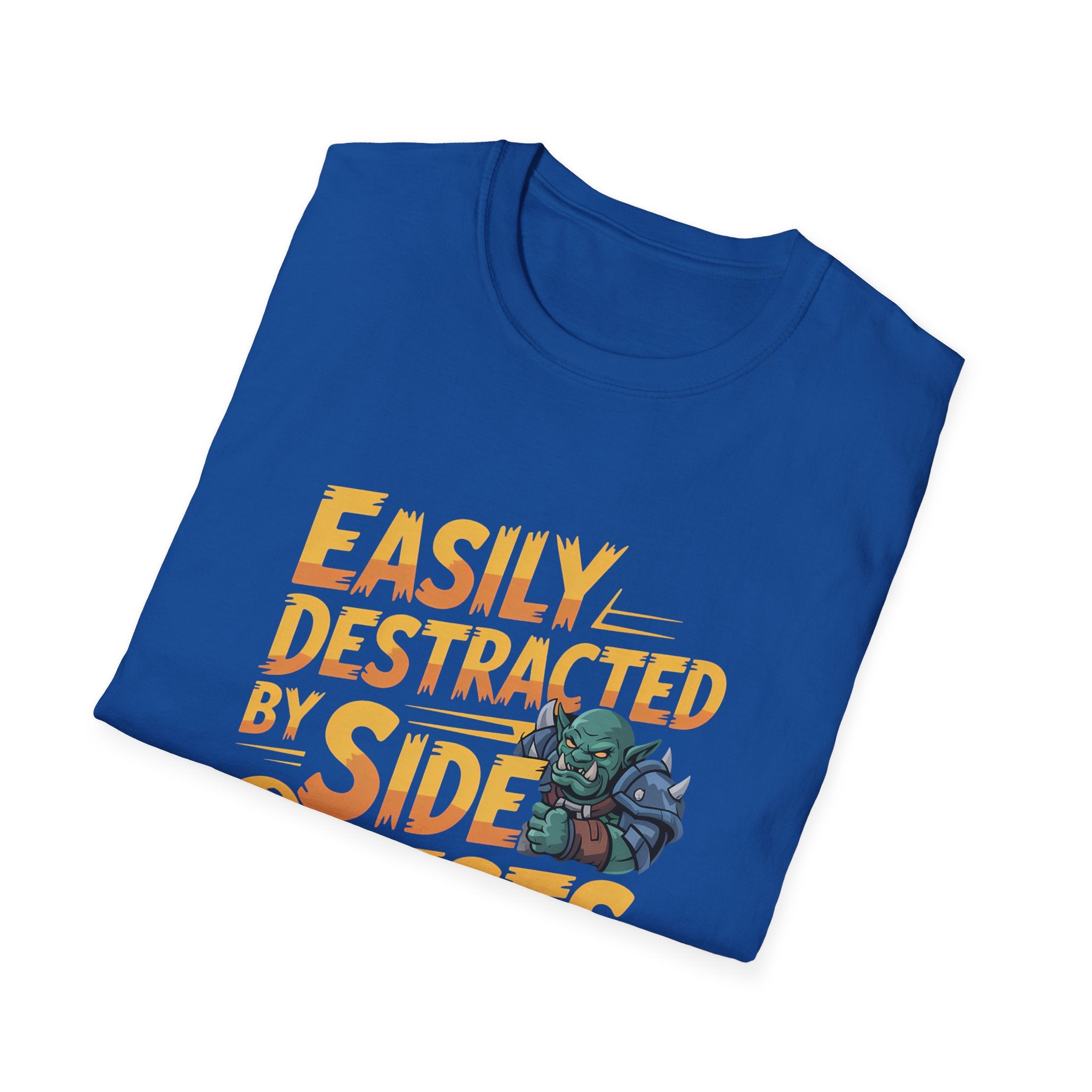 Easily Distracted By Side Quests T-Shirt — RPG Gamer Tee 5