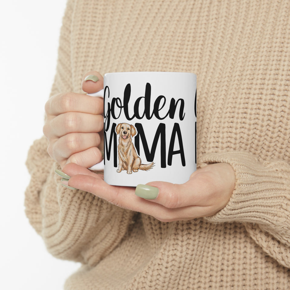 Golden Mama Mug Golden Retriever Gift | Golden Retriever Coffee Mug | Golden Retriever Gift Ideas Mug 11oz