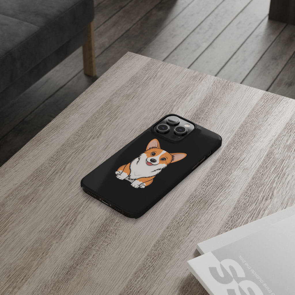 Cute Corgi Slim iPhone Case | Corgi Gift iPhone Case
