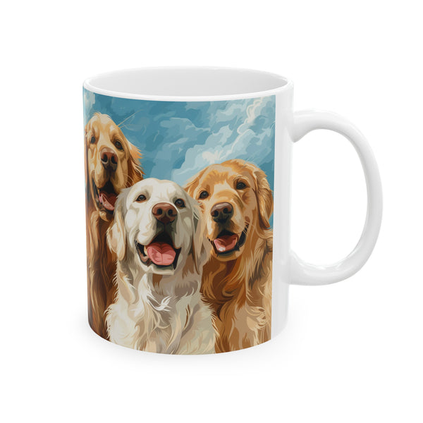 Golden Retriever Mug Group | Golden Retriever Gift | Golden Retriever Coffee Mug | Golden Retriever Presents Mug 11oz
