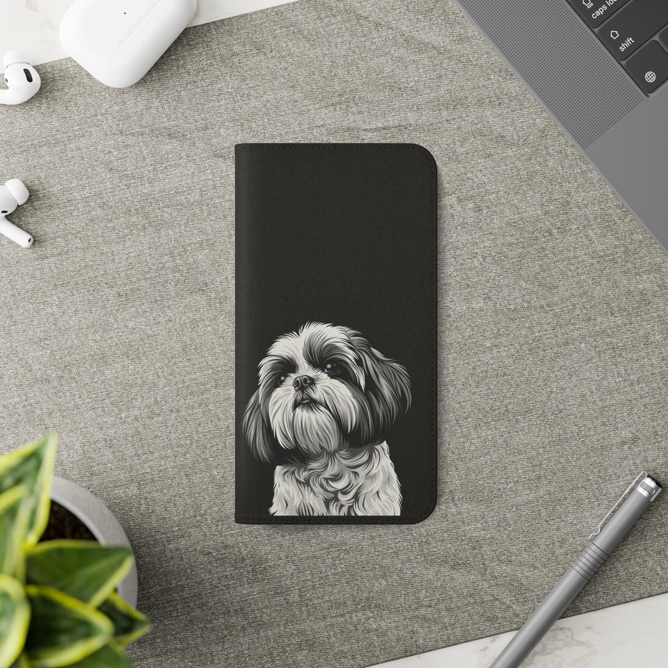 Shih Tzu Phone Case | Shih Tzu Wallet Phone Case | IPhone & Samsung Galaxy Shih Tzu Flip Cases