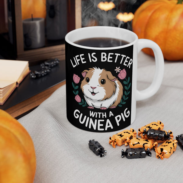 Guinea Pig Mug - Life Is Better With A Cute Guinea Pig Mug 2