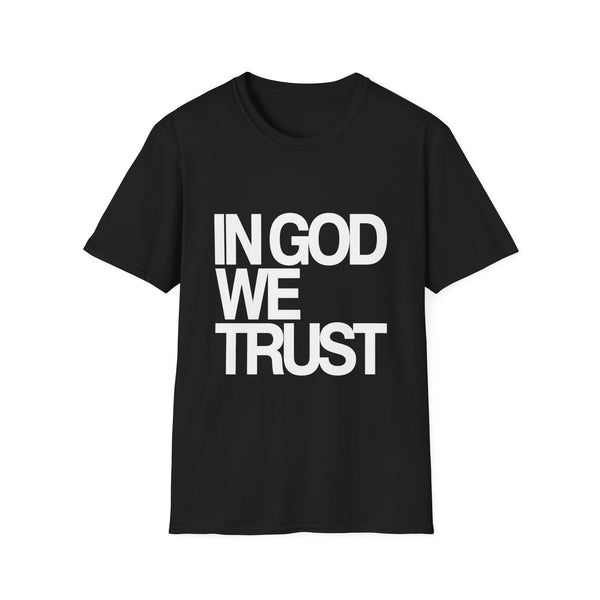 "In God We Trust" T-Shirt — Patriotic Faith Graphic Tee