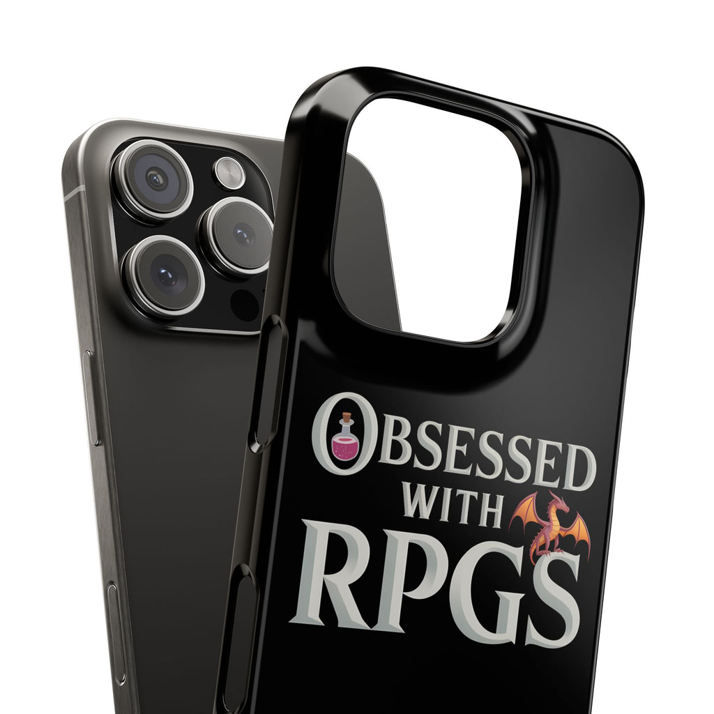 Premium Obsessed With RPGs iPhone Case | Fantasy Role Playing Game Slim Phone Cases