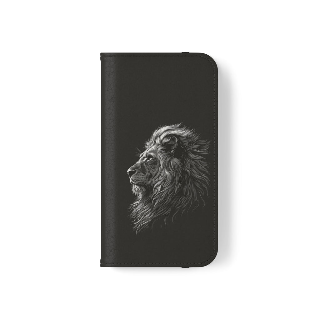Lion Phone Case | Lion Wallet Phone Case Gifts | IPhone & Samsung Galaxy Lion Flip Cases