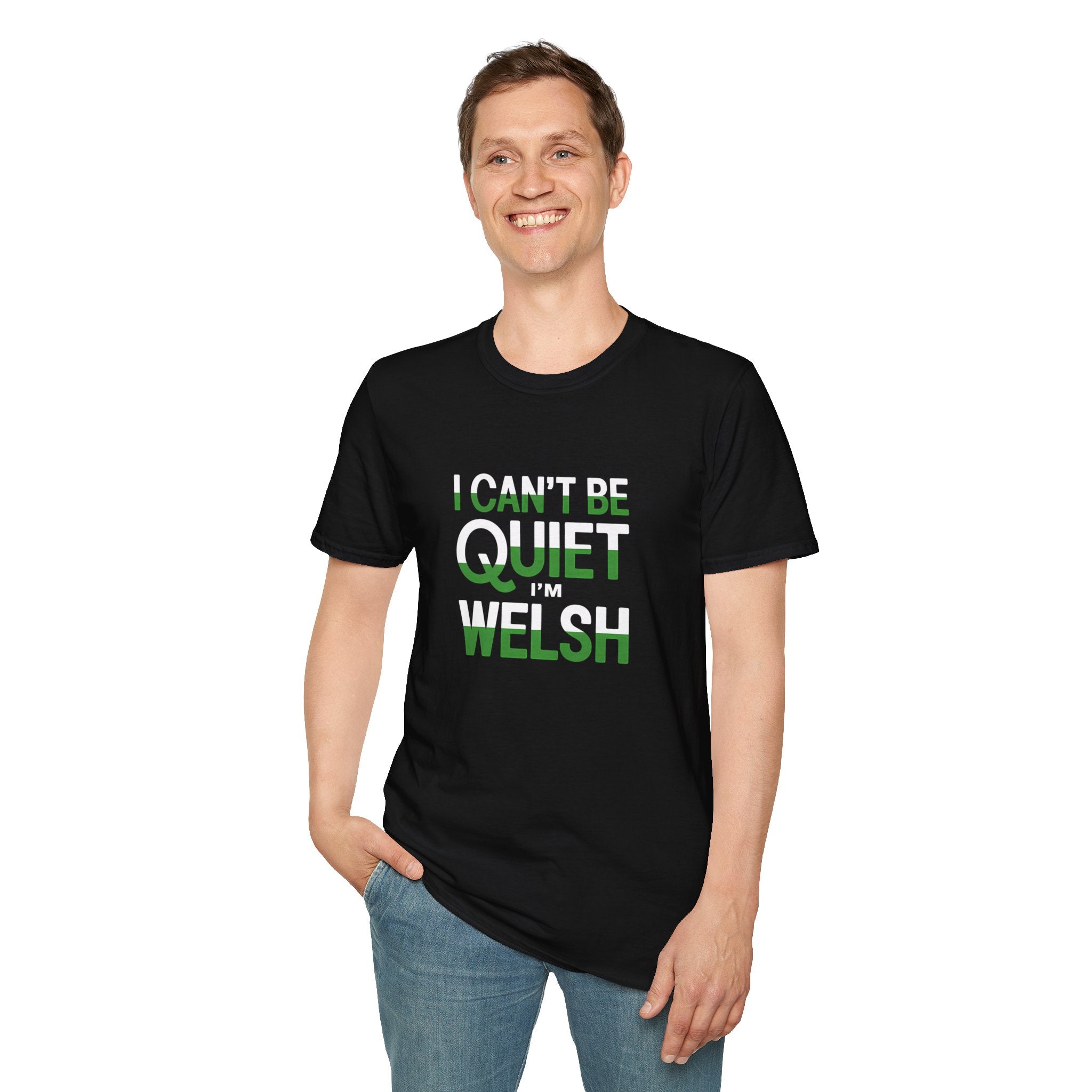 Welsh Wales Unisex T-Shirt - I Can't Be Quiet I'm Welsh Wales 2 Shirt