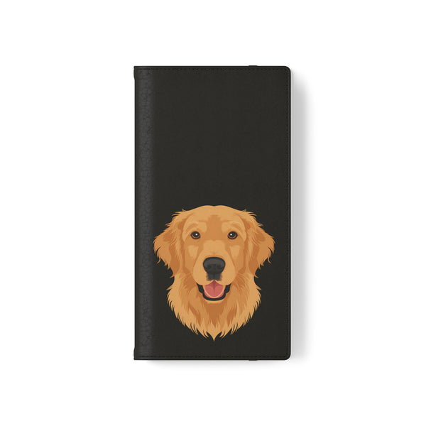 Golden Retriever iPhone & Samsung Galaxy Wallet Phone Case | Golden Retriever Flip Case