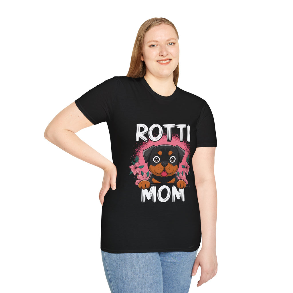 Rottie Mom Rottweiler Dog Mama Mom Unisex T-Shirt