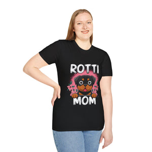 Rottie Mom Rottweiler Dog Mama Mom Unisex T-Shirt
