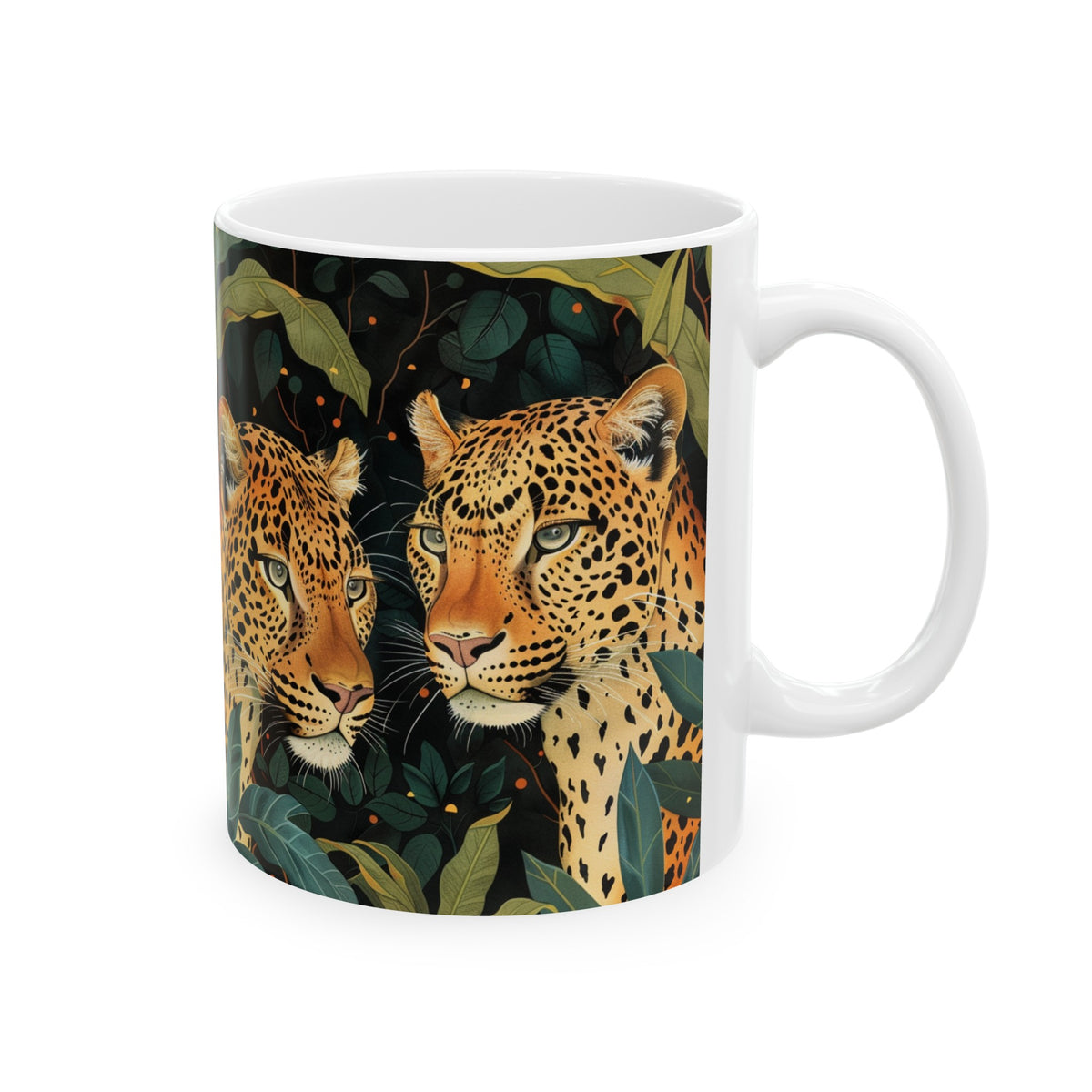 Leopard Mug | Leopard Gifts For Leopard Lovers | Leopard Presents | Leopard Ceramic Mug 11oz Main image