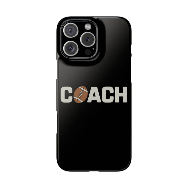 Premium Football Coach iPhone Case | Football Coach Gifts Slim Phone Cases