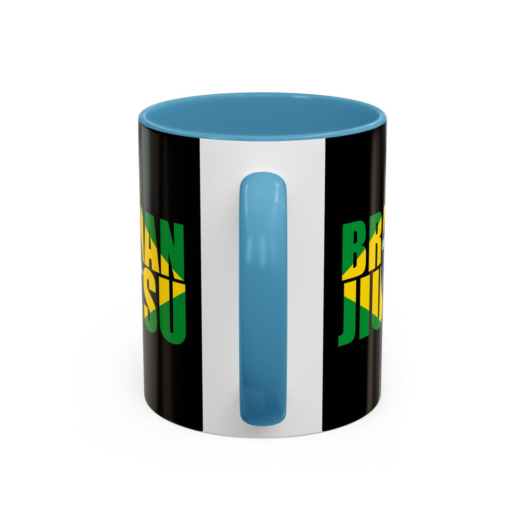 Brazilian Jiu Jitsu Flag 3 | BJJ Accent Coffee Mug