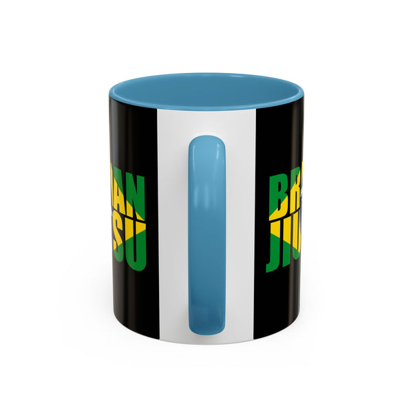 Brazilian Jiu Jitsu Flag 3 | BJJ Accent Coffee Mug