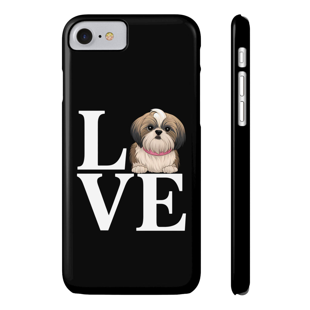 Premium Love Shih Tzu iPhone Case | Cute Shih Tzu Slim Phone Cases