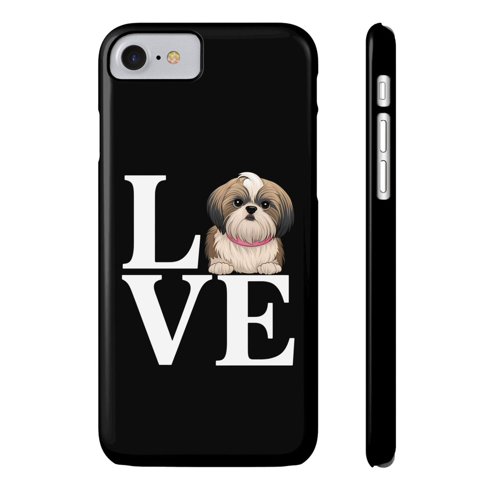 Premium Love Shih Tzu iPhone Case | Cute Shih Tzu Slim Phone Cases