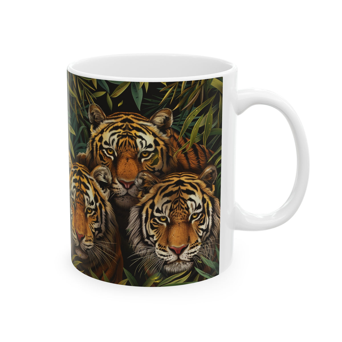Tiger Mug Group | Tiger Coffee Mug | Cute Tiger Gift | Tiger Presents | Tiger Mug 2 11oz