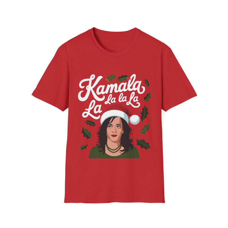 Kamala La La La Kamala Harris Ugly Xmas T-Shirt 2 | Kamala Harris Christmas Gift Unisex T-Shirt
