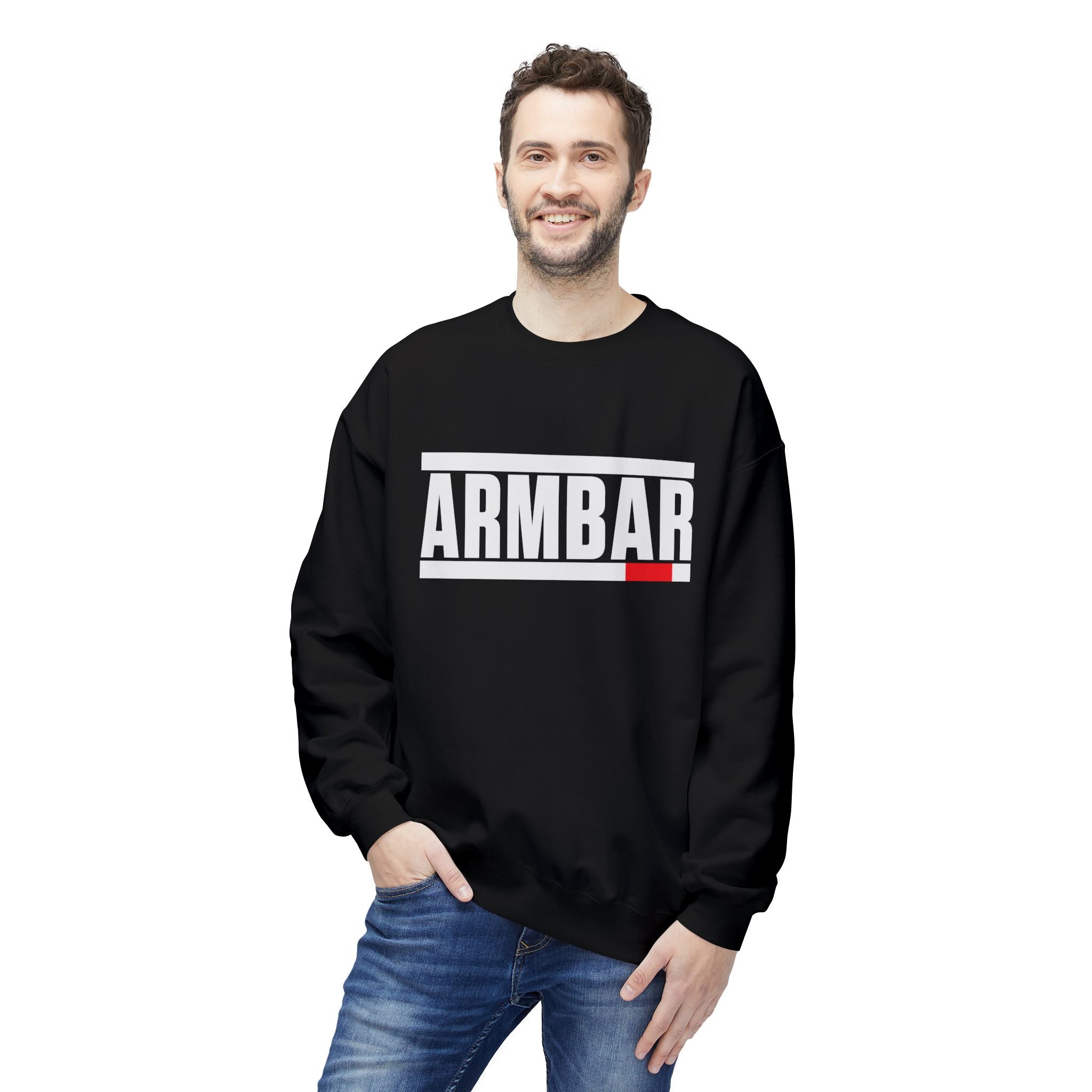 Brazilian Jiu Jitsu Armbar BJJ Unisex Midweight Softstyle Fleece Crewneck Sweatshirt