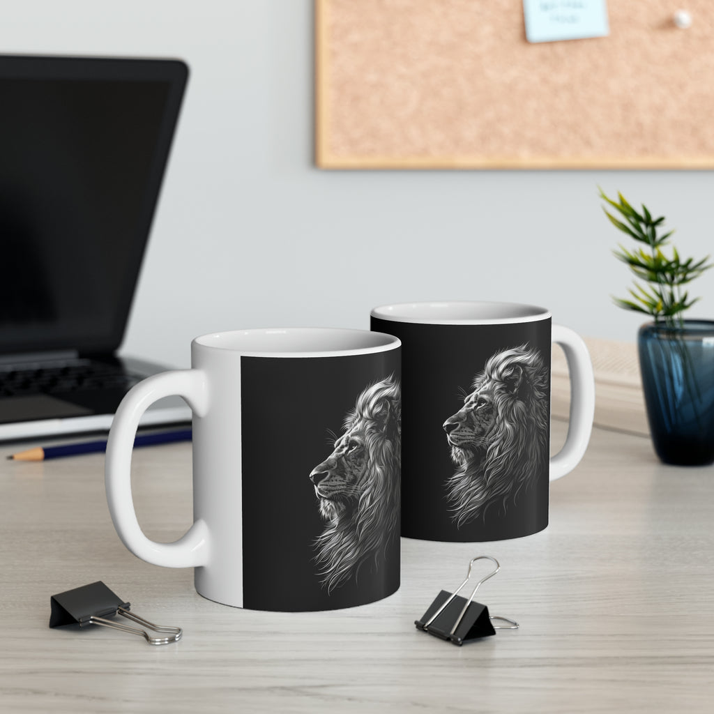 Lion Mug | Lion Coffee Mug | Cute Lion Gift | Lion Presents | Lion Mug 1 11oz